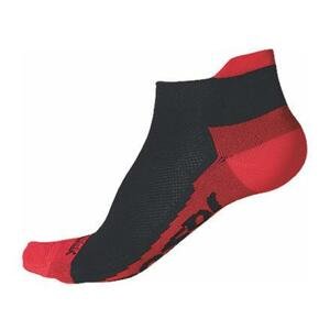 Sensor ponožky Race Coolmax Invisible Černá/červená - 9/11