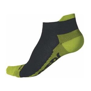 Sensor ponožky Race Coolmax Invisible Černá/limetka - 6/8