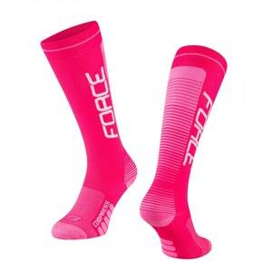 Force Ponožky COMPRESS růžové - S-M/36-41