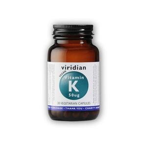 Viridian Vitamin K 50ug 30 kapslí