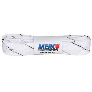 Merco PHW-12 tkaničky do bruslí voskované bílá - 240 cm