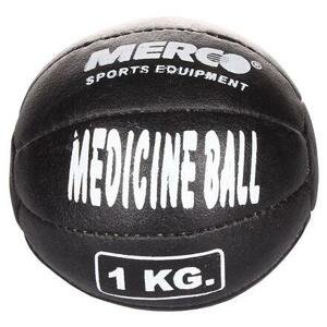 Merco Black Leather kožený medicinální míč - 6 kg