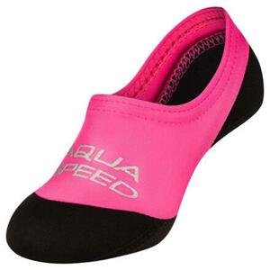 Aqua-Speed Neo dětské neoprenové ponožky růžová - EU 26/27