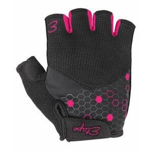 Etape Betty cyklistické rukavice černá-růžová - L