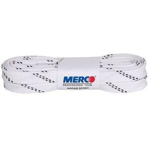 Merco PHW-10 tkaničky do bruslí voskované bílá - 310 cm