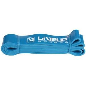 LiveUp Aerobic guma posilovací guma 208 x 0,45 cm modrá - S