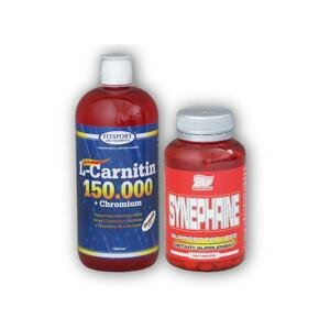 Fitsport L-Carnitin 150000+Chrom.1l+ Synephrine 100cps - Citron