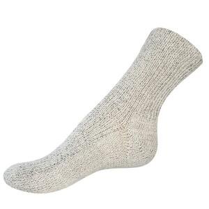 VTR ponožky VLNĚNÉ sv.šedé - 41-42