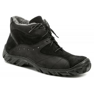 Koma 613 černé pánské nadměrné zimní boty - EU 47