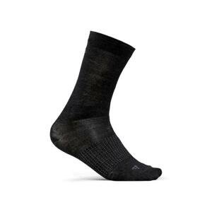 Craft 2-Pack Wool Liner 1907903 ponožky - 37-39 - černá