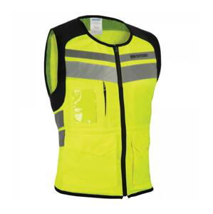 Oxford Reflexní vesta UTILITY BRIGHT TOP, (žlutá fluo/šedá reflexní/černá) - S