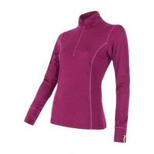 Sensor Merino Active Zip Lilla - XL