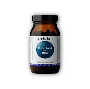 Viridian Folic Acid with DHA 90 kapslí