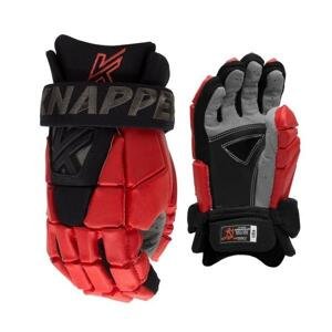 Knapper Hokejbalové rukavice AK5 JR - Junior, červená, 12