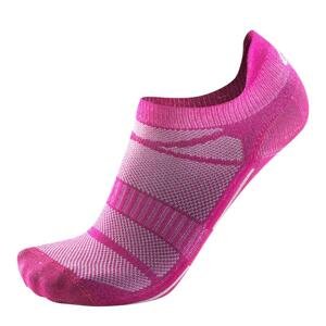 Löffler TRANSTEX FOOTIE 2022 růžové kotníkové ponožky - 43-46 - růžová