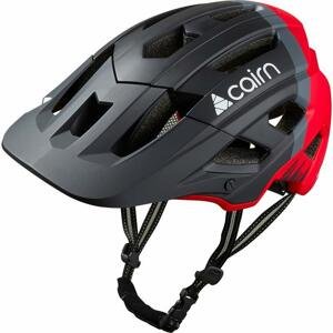CAIRN - Cyklistická helma DUST II, Black Red - L 58-61 cm