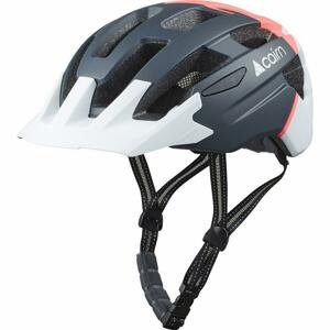 CAIRN - Cyklistická helma PRISM XTR II, Grey Neon Coral - S 52-55 cm