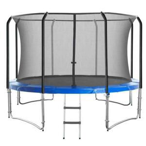 Sedco Trampolína LUX SET 366 cm + síť a žebřík - Modrá