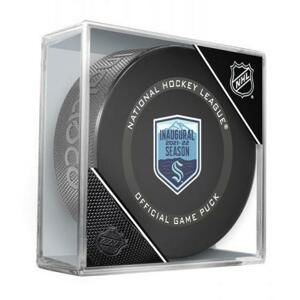 InGlasCo Fanouškovský puk NHL Inaugural 2021-2022 Season Team Game Puck - Seattle Kraken