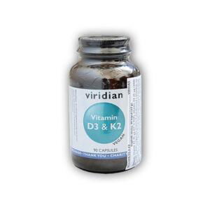 Viridian Vitamin D3 K2 90 kapslí