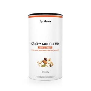 GymBeam Crispy Muesli Mix 420 g - bílá čokoláda ovoce