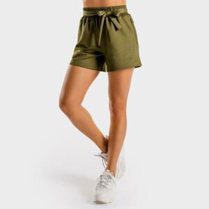 SQUATWOLF Dámské šortky Do Knot Khaki - XS - olivová