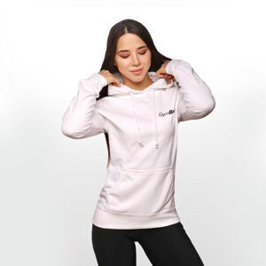 GymBeam Dámská mikina PRO Hoodie White - L - bílá