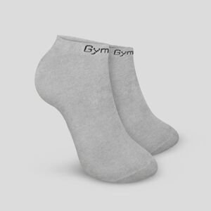 GymBeam Ponožky Ankle Socks 3Pack Grey - L/XL - šedá