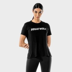 SQUATWOLF Dámské tričko Iconic Onyx - L - černá