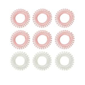 BeastPink Set spirálových gumiček do vlasů pink