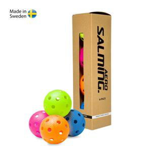 Salming Aero Ball 4-pack Colour