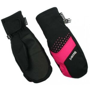 Blizzard Mitten junior black/pink lyžařské rukavice - Velikost 4