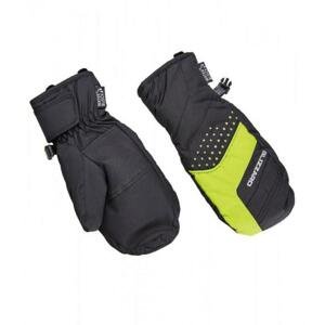 Blizzard Mitten junior black/green lyžařské rukavice - Velikost 5