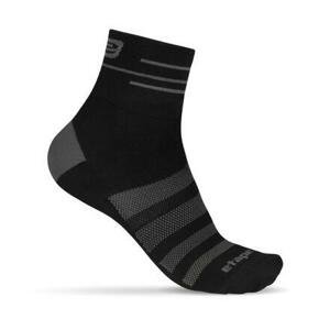 Etape SOX sportovní ponožky černá-antracitová - M/L