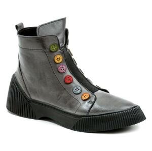 Karyoka 3100 šedé dámské zimní boty - EU 42