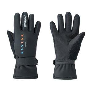 LILL-SPORT PROTOS JUNIOR běžecké rukavice - 5 - černá
