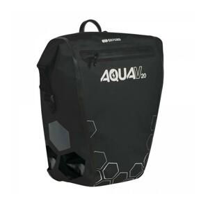 Oxford Boční brašna AQUA V20 QR, (černá, s rychloupínacím systémem, objem 20l, 1ks)