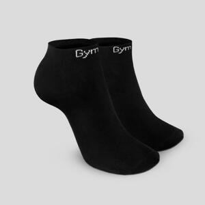 GymBeam Ponožky Ankle Socks 3Pack Black - XL/XXL - černá