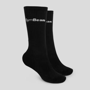 GymBeam Ponožky 3/4 Socks 3Pack Black - M/L - černá