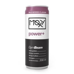 GymBeam MOXY power+ Energy Drink 330 ml - lesní ovoce