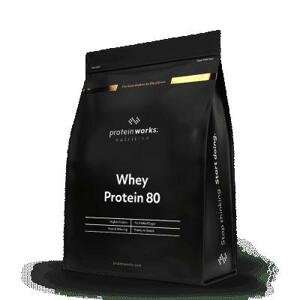 The Protein Works Whey Protein 80 2000 g - jahoda bílá čokoláda