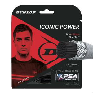 DUNLOP ICONIC POWER 18G/1,10 mm (set 10 m) Squash struny