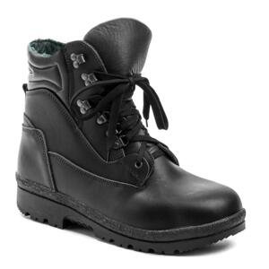 Livex 410 černá líc pánská zimní kotníčková nadměrná obuv - EU 49