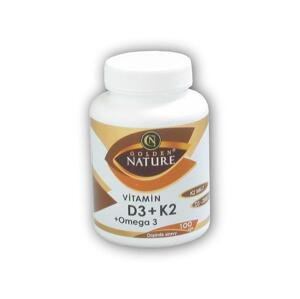 Golden Natur Vitamin D3 + K2 + Omega 3 100 kapslí
