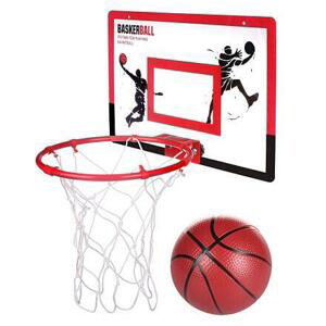 Merco Teamer basketbalový koš s deskou červená - 1 ks