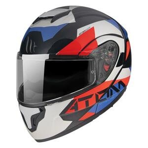 MT Helmets Atom SV W17 A7 černo-červeno-modro-bílá - XS - 53-54 cm