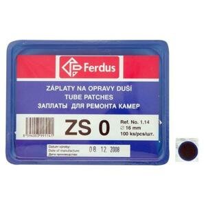 Ferdus ZS-0 Průměr 16mm BOX 100KS záplaty