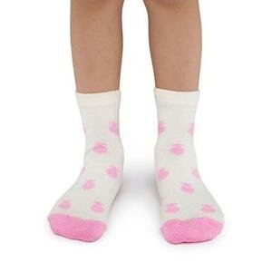 Vlnka Dětské letní Merino ponožky kotníkové ovečka - růžová - EU 25-29