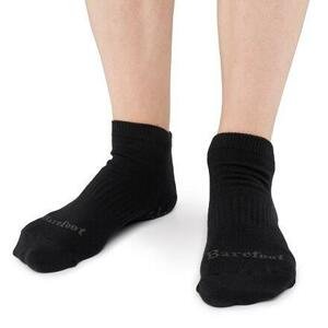 Vlnka Bavlněné barefoot ponožky kotníkové černá - 39-42