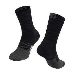 Force Ponožky FLAKE černo-šedé - L-XL/42-47